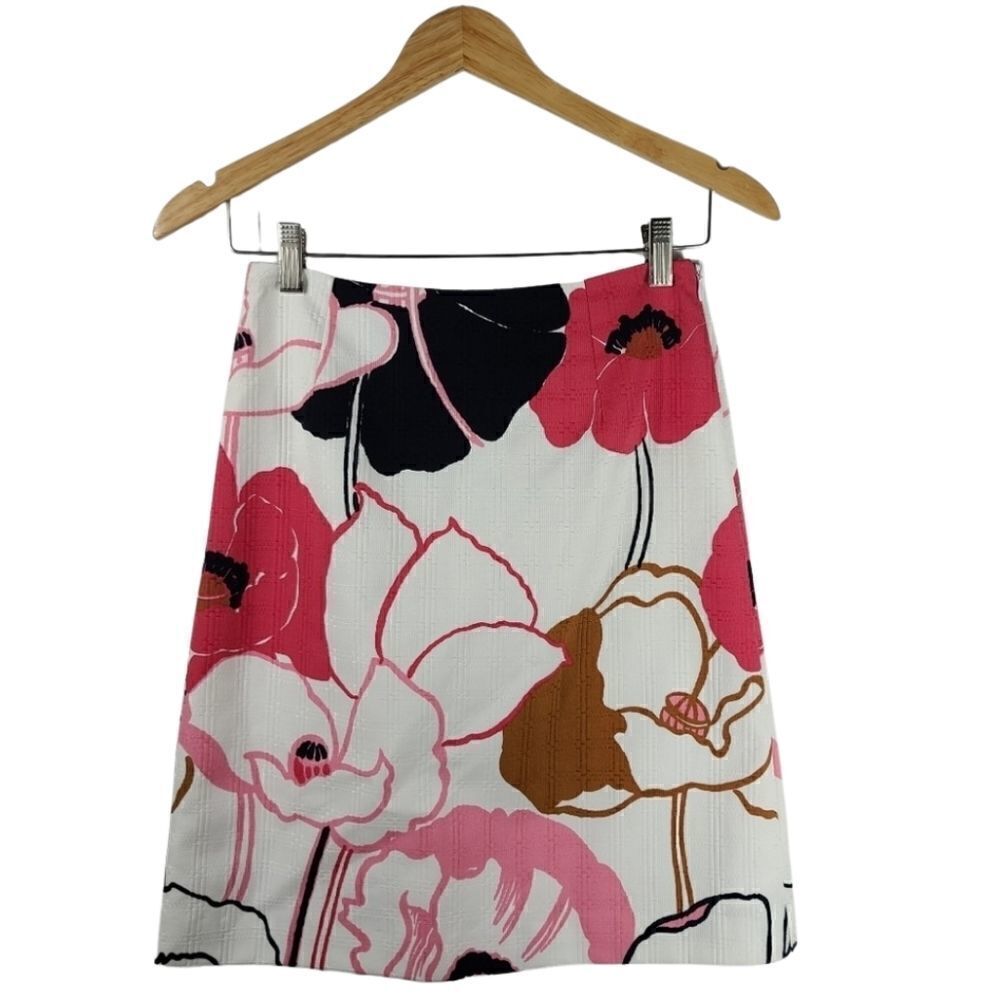 Milly New York paisley textured pencil skirt